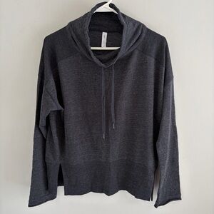 GapFit Grey Cowl Neck Pullover Sweatshirt.